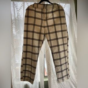 Plaid 60s Hepburn Pants